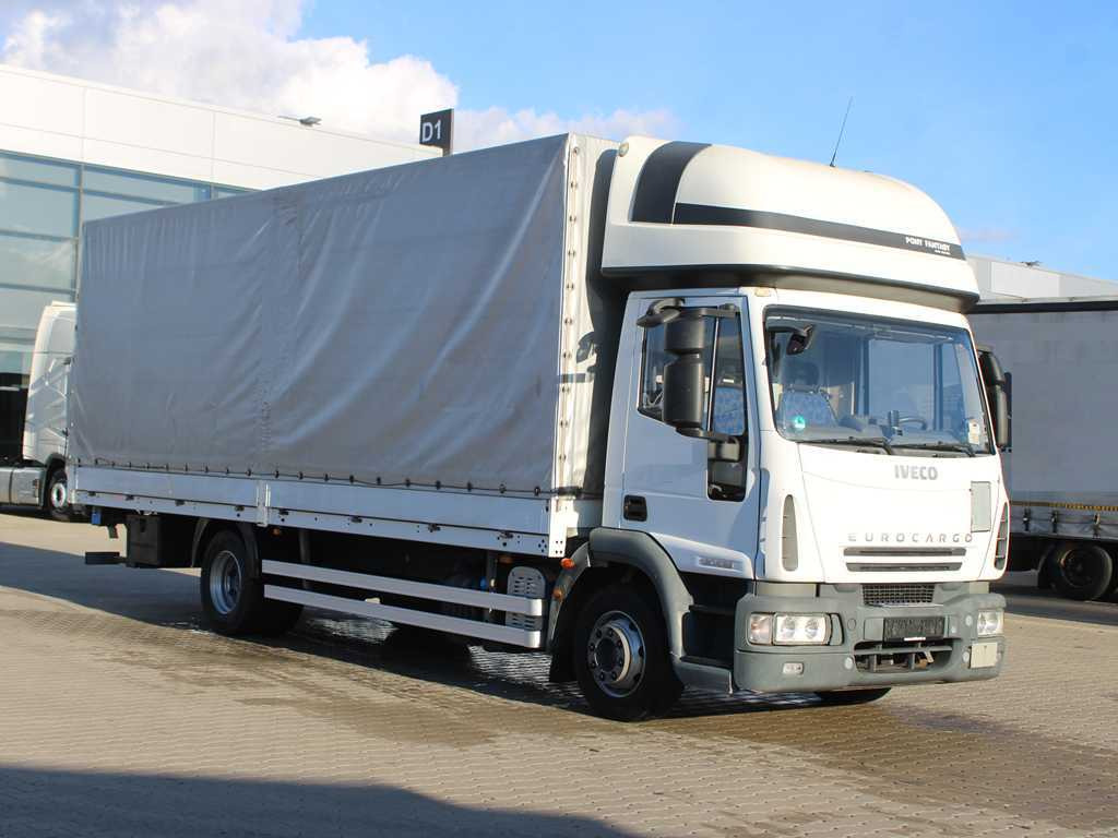 Iveco EUROCARGO 120E25, EURO 5, SIDE BOARD, HYDRAULIC FRONT - Ponyvás teherautó: 3 kép. Iveco EUROCARGO 120E25, EURO 5, SIDE BOARD, HYDRAULIC FRONT - Ponyvás teherautó: 3 kép.