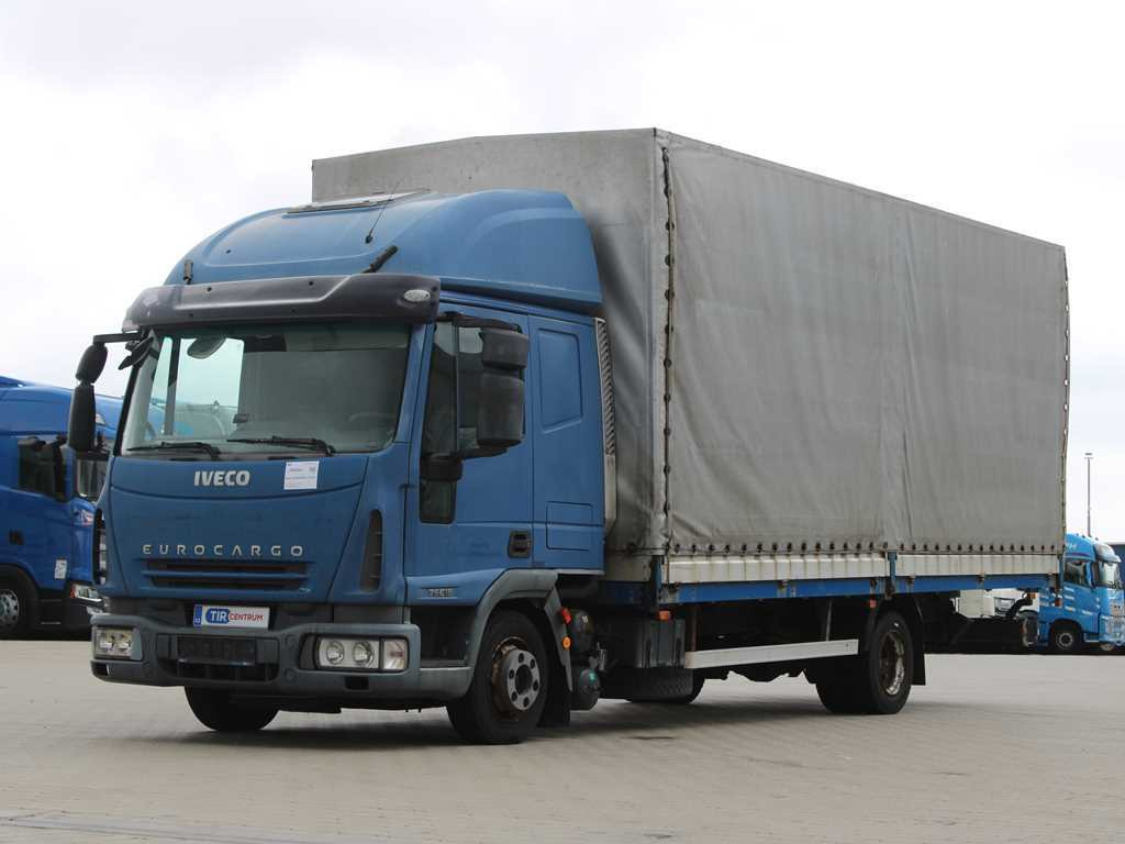 Iveco EUROCARGO 75E18, EURO 4, PNEU 80% - Ponyvás teherautó: 1 kép. Iveco EUROCARGO 75E18, EURO 4, PNEU 80% - Ponyvás teherautó: 1 kép.