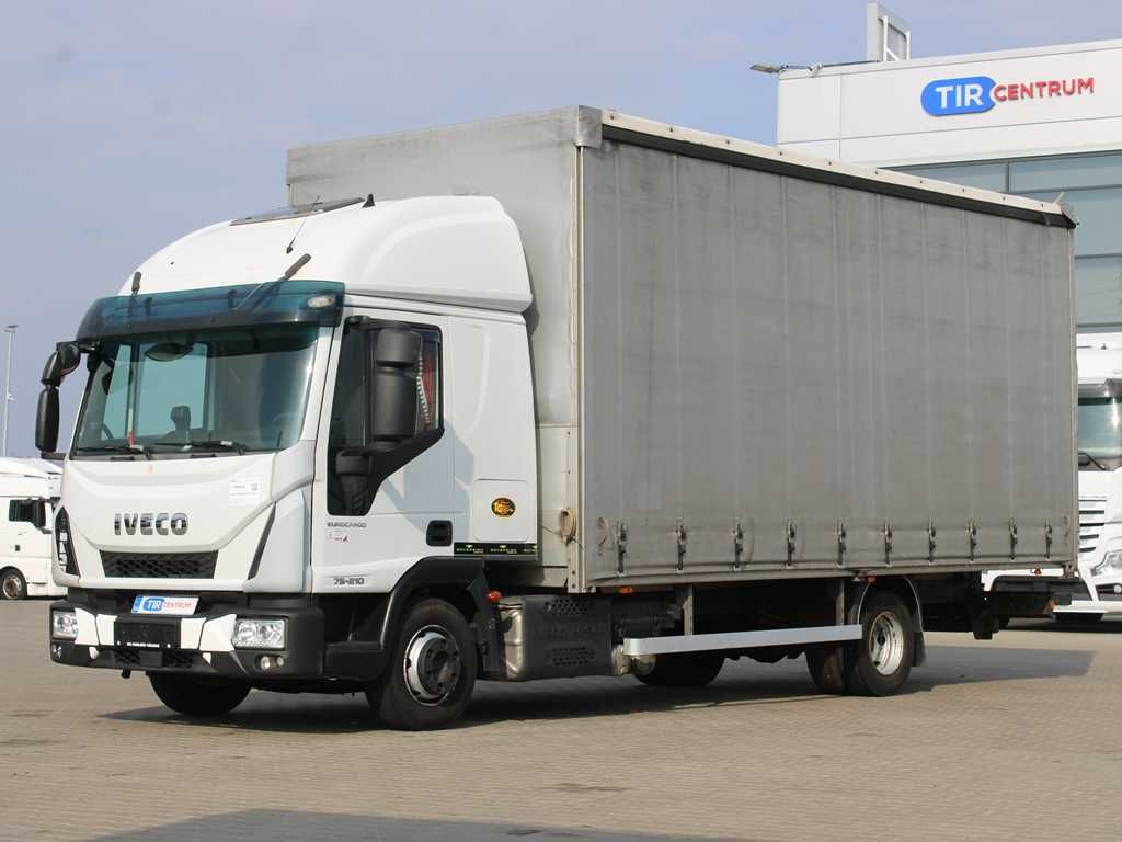 Iveco EUROCARGO 75E210, EURO 6, PNEU 80% - Ponyvás teherautó: 1 kép. Iveco EUROCARGO 75E210, EURO 6, PNEU 80% - Ponyvás teherautó: 1 kép.