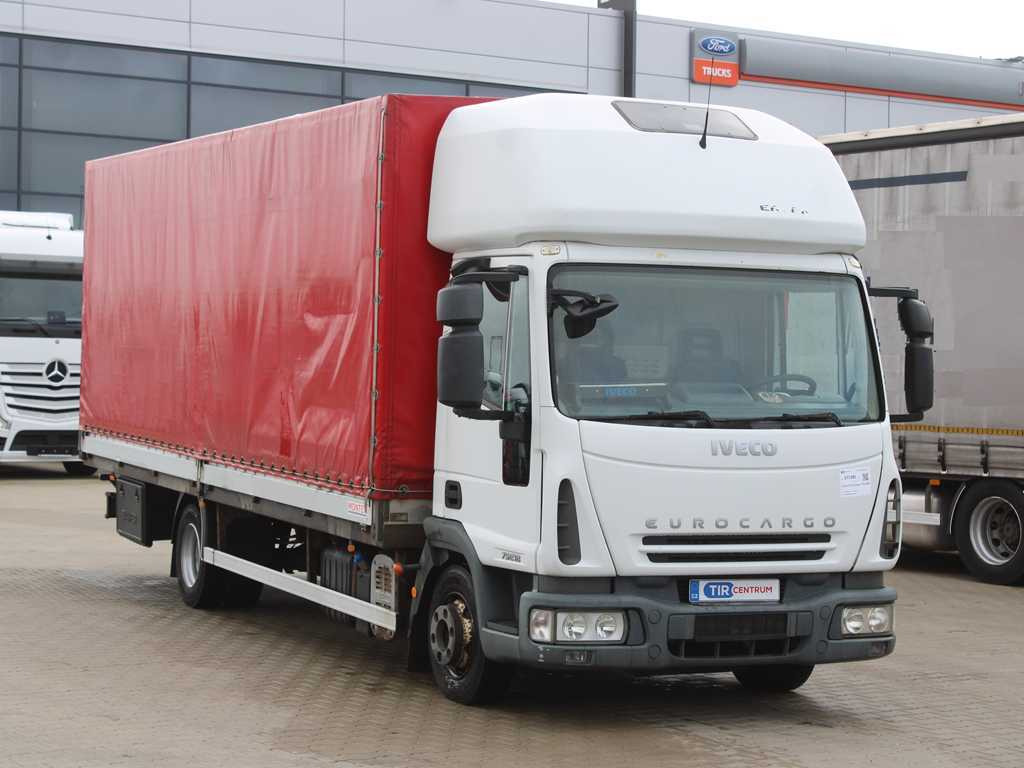Iveco EUROCARGO ML 75E18, EURO 4, SIDE PANEL, SLEEPING BODY - Ponyvás teherautó: 3 kép. Iveco EUROCARGO ML 75E18, EURO 4, SIDE PANEL, SLEEPING BODY - Ponyvás teherautó: 3 kép.