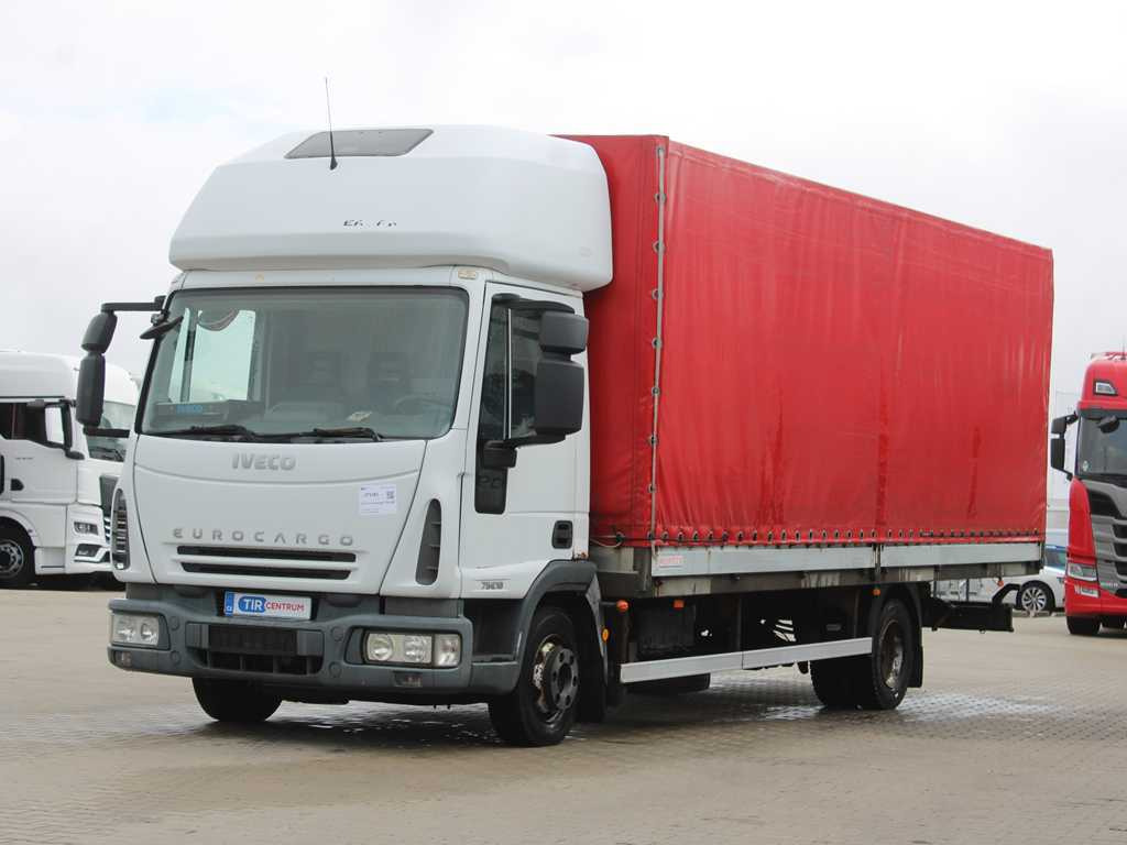 Iveco EUROCARGO ML 75E18, EURO 4, SIDE PANEL, SLEEPING BODY - Ponyvás teherautó: 1 kép. Iveco EUROCARGO ML 75E18, EURO 4, SIDE PANEL, SLEEPING BODY - Ponyvás teherautó: 1 kép.