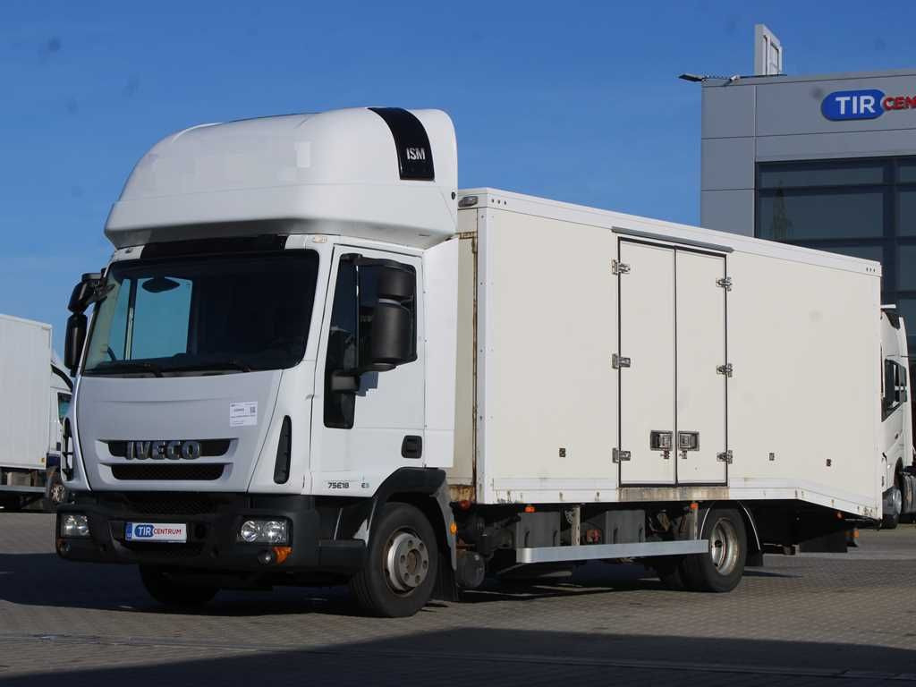 Iveco EUROCARGO ML75E18, EURO 5, WINCH, RAIDS, PNEU90% - Dobozos kisteherautó: 1 kép. Iveco EUROCARGO ML75E18, EURO 5, WINCH, RAIDS, PNEU90% - Dobozos kisteherautó: 1 kép.