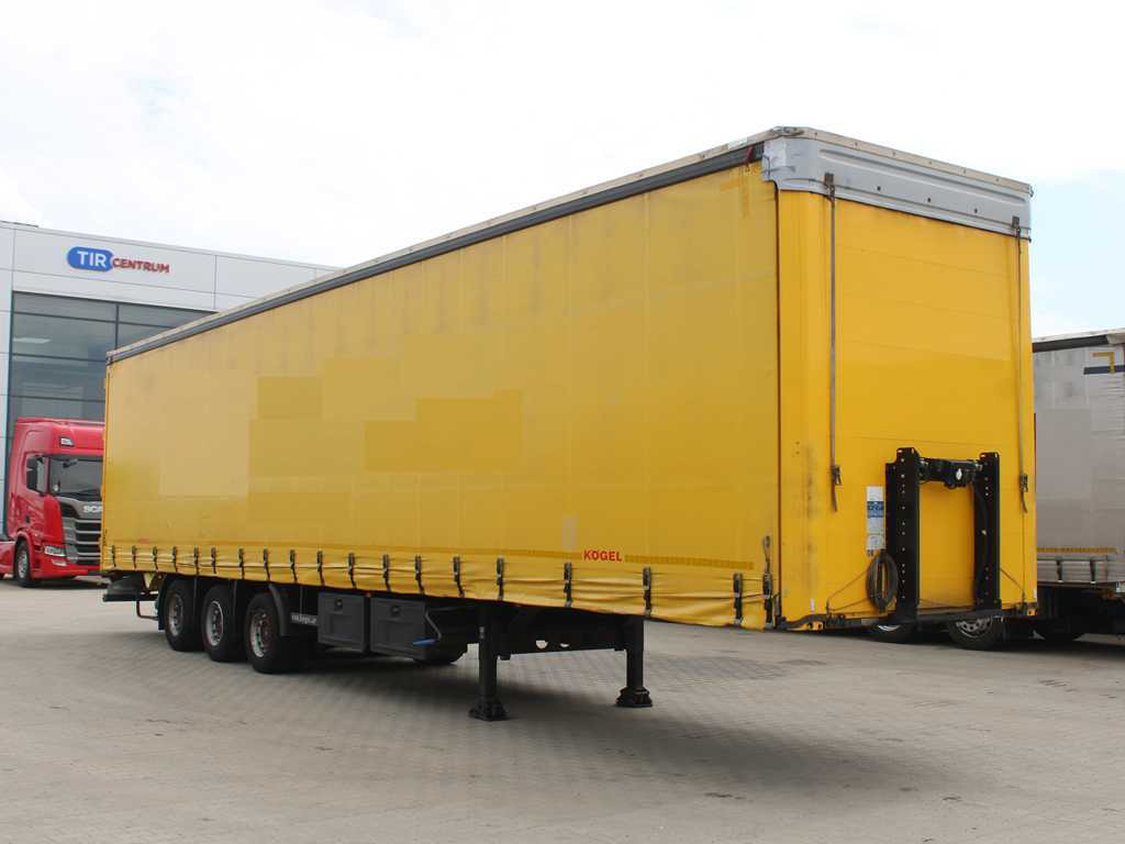 Kögel S 24 - 1, LOWDECK, SAF, LIFT AXLE, MULTILOCK - Ponyvás félpótkocsi: 3 kép. Kögel S 24 - 1, LOWDECK, SAF, LIFT AXLE, MULTILOCK - Ponyvás félpótkocsi: 3 kép.
