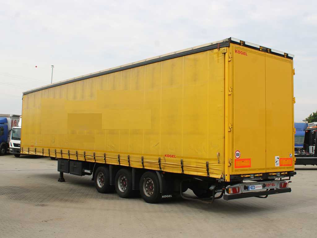 Kögel S 24 - 1, LOWDECK, SAF, LIFT AXLE, MULTILOCK - Ponyvás félpótkocsi: 5 kép. Kögel S 24 - 1, LOWDECK, SAF, LIFT AXLE, MULTILOCK - Ponyvás félpótkocsi: 5 kép.