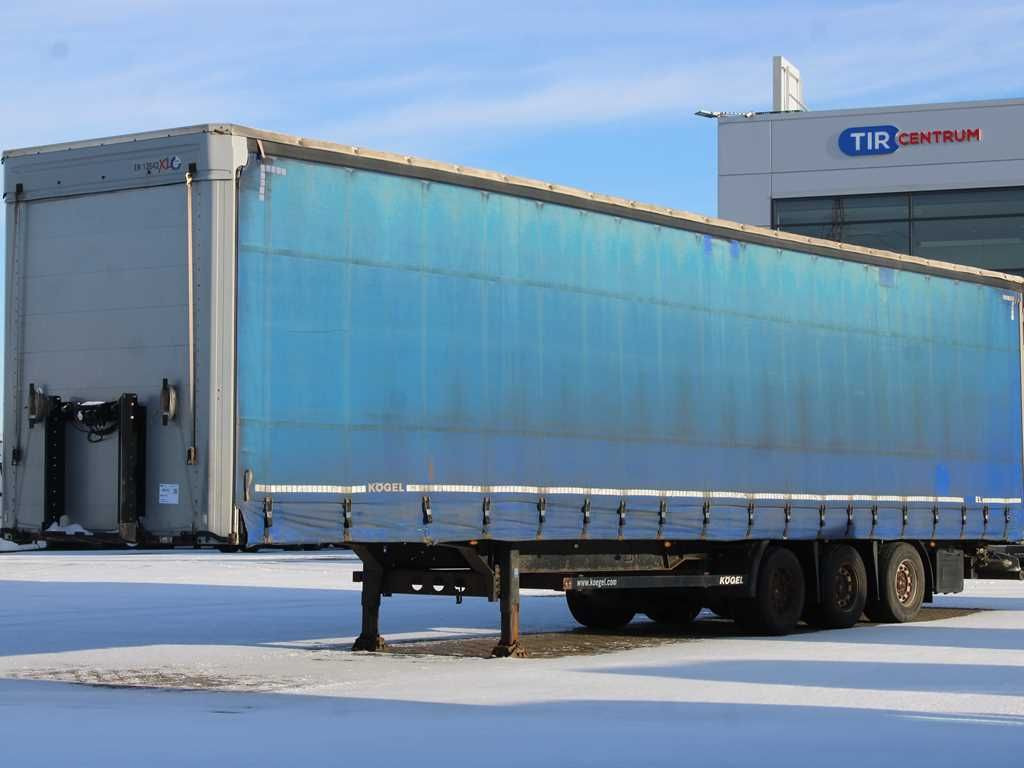 Kögel S24-1, LOWDECK, LIFTING AXLE, SAF, MULTILOCK - Ponyvás félpótkocsi: 1 kép. Kögel S24-1, LOWDECK, LIFTING AXLE, SAF, MULTILOCK - Ponyvás félpótkocsi: 1 kép.