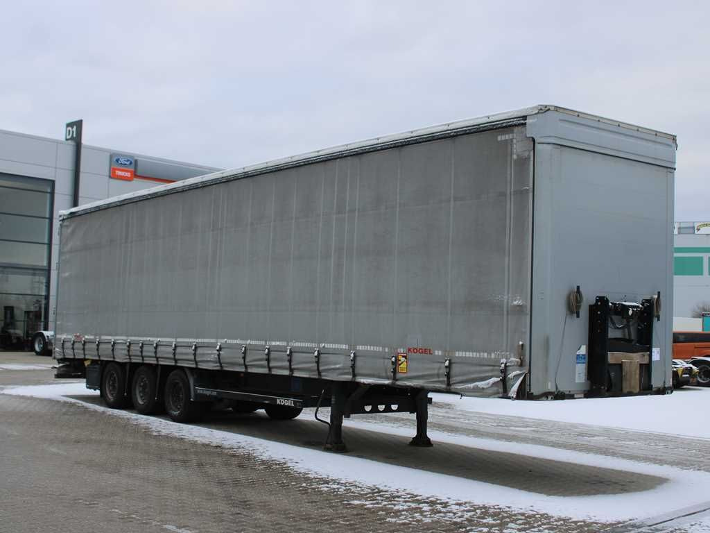Kögel S24-1, LOWDECK, LIFTING AXLE, SAF, MULTILOCK - Ponyvás félpótkocsi: 2 kép. Kögel S24-1, LOWDECK, LIFTING AXLE, SAF, MULTILOCK - Ponyvás félpótkocsi: 2 kép.