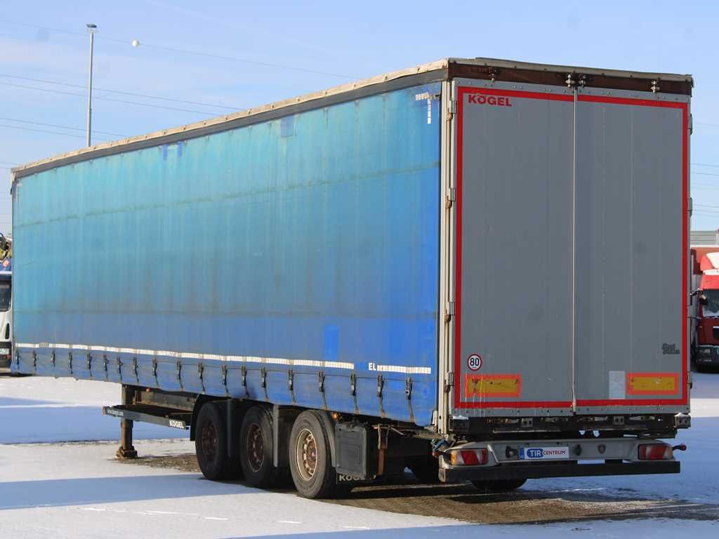 Kögel S24-1, LOWDECK, LIFTING AXLE, SAF, MULTILOCK - Ponyvás félpótkocsi: 4 kép. Kögel S24-1, LOWDECK, LIFTING AXLE, SAF, MULTILOCK - Ponyvás félpótkocsi: 4 kép.