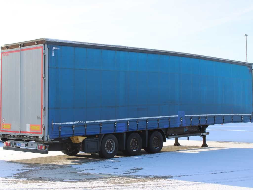 Kögel S24-1, LOWDECK, LIFTING AXLE, SAF, MULTILOCK - Ponyvás félpótkocsi: 3 kép. Kögel S24-1, LOWDECK, LIFTING AXLE, SAF, MULTILOCK - Ponyvás félpótkocsi: 3 kép.