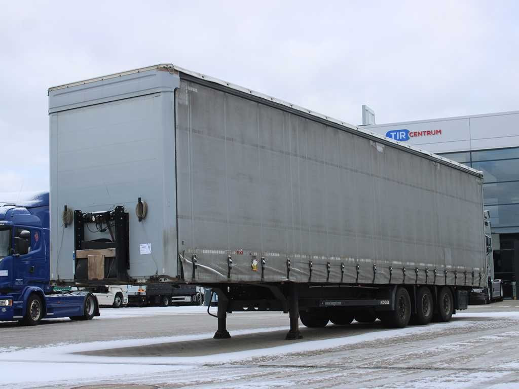 Kögel S24-1, LOWDECK, LIFTING AXLE, SAF, MULTILOCK - Ponyvás félpótkocsi: 1 kép. Kögel S24-1, LOWDECK, LIFTING AXLE, SAF, MULTILOCK - Ponyvás félpótkocsi: 1 kép.