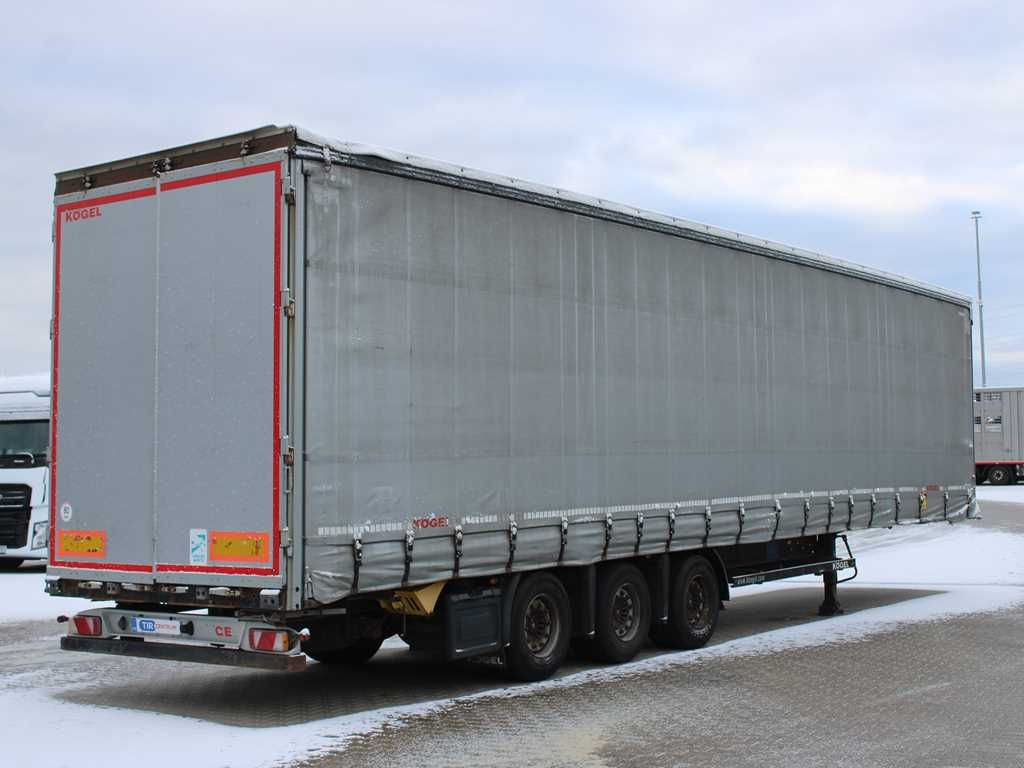 Kögel S24-1, LOWDECK, LIFTING AXLE, SAF, MULTILOCK - Ponyvás félpótkocsi: 3 kép. Kögel S24-1, LOWDECK, LIFTING AXLE, SAF, MULTILOCK - Ponyvás félpótkocsi: 3 kép.