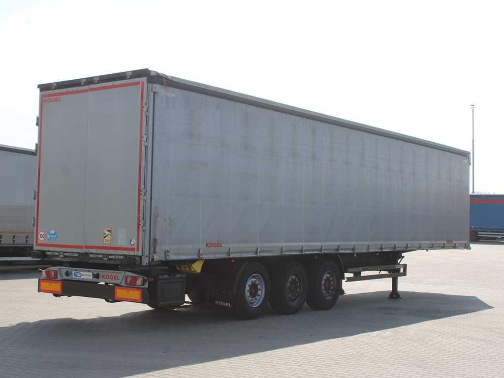 Kögel SN 24, LIFTING AXLE, SAF, MULDA, MULTILOCK - Ponyvás félpótkocsi: 3 kép. Kögel SN 24, LIFTING AXLE, SAF, MULDA, MULTILOCK - Ponyvás félpótkocsi: 3 kép.