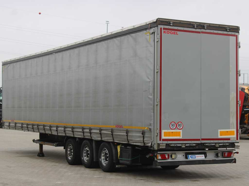 Kögel SN 24, LOWDECK, LIFTING AXLE, MULTILOCK, LIFTING ROOF - Ponyvás félpótkocsi: 5 kép. Kögel SN 24, LOWDECK, LIFTING AXLE, MULTILOCK, LIFTING ROOF - Ponyvás félpótkocsi: 5 kép.