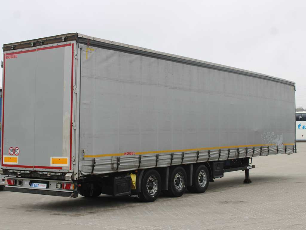 Kögel SN 24, LOWDECK, LIFTING AXLE, MULTILOCK, LIFTING ROOF - Ponyvás félpótkocsi: 4 kép. Kögel SN 24, LOWDECK, LIFTING AXLE, MULTILOCK, LIFTING ROOF - Ponyvás félpótkocsi: 4 kép.
