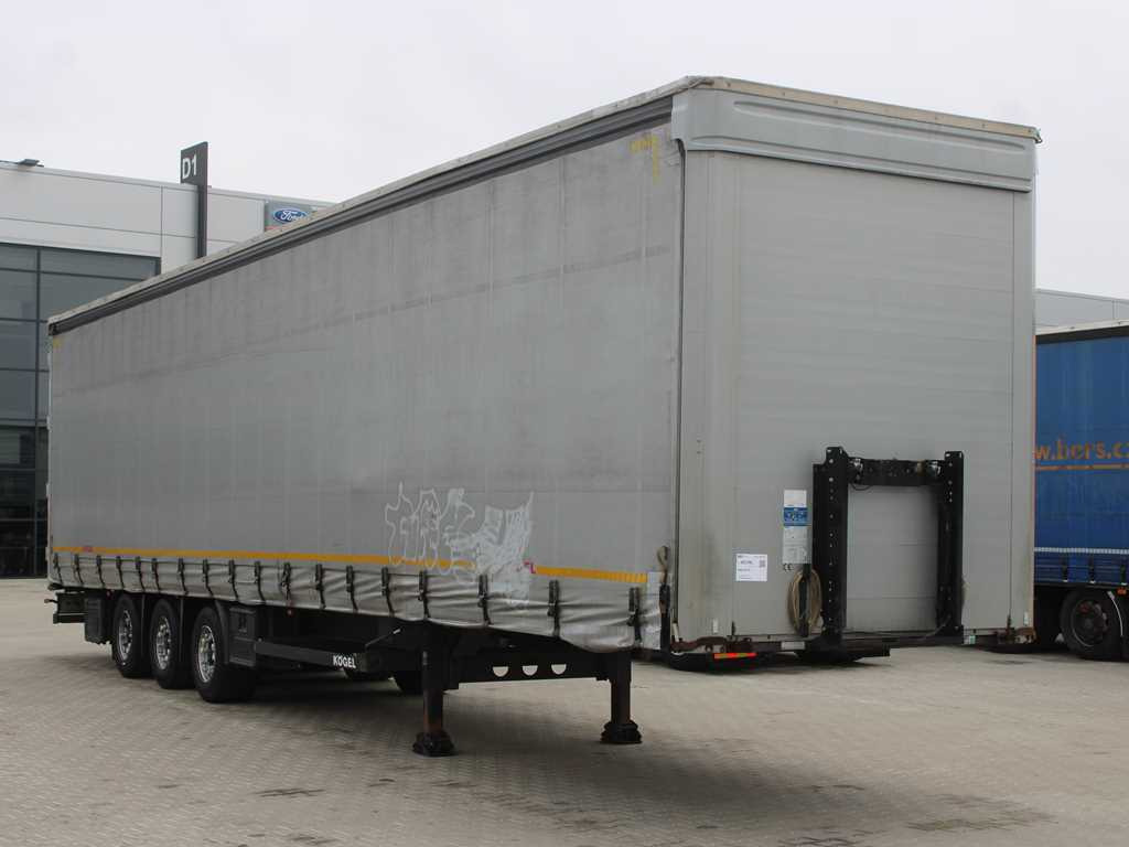 Kögel SN 24, LOWDECK, LIFTING AXLE, MULTILOCK, LIFTING ROOF - Ponyvás félpótkocsi: 3 kép. Kögel SN 24, LOWDECK, LIFTING AXLE, MULTILOCK, LIFTING ROOF - Ponyvás félpótkocsi: 3 kép.