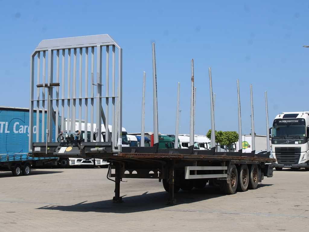 Krone PROFILINER, LIFTING AXLE, SAF - Rönkszállító félpótkocsi: 1 kép. Krone PROFILINER, LIFTING AXLE, SAF - Rönkszállító félpótkocsi: 1 kép.