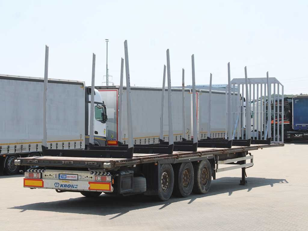 Krone PROFILINER, LIFTING AXLE, SAF - Rönkszállító félpótkocsi: 3 kép. Krone PROFILINER, LIFTING AXLE, SAF - Rönkszállító félpótkocsi: 3 kép.