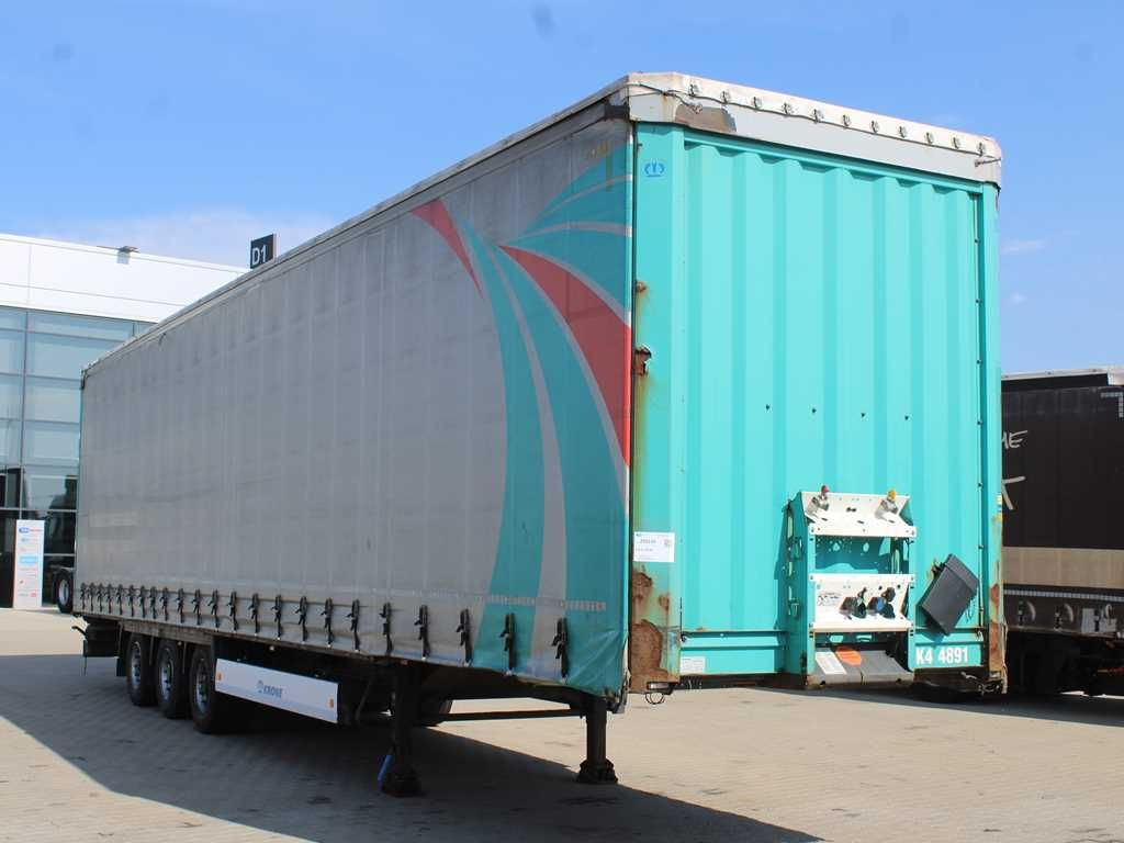 Krone SD 04, LIFTING AXLE, LOWDECK, LIFTING ROOF - Ponyvás félpótkocsi: 2 kép. Krone SD 04, LIFTING AXLE, LOWDECK, LIFTING ROOF - Ponyvás félpótkocsi: 2 kép.