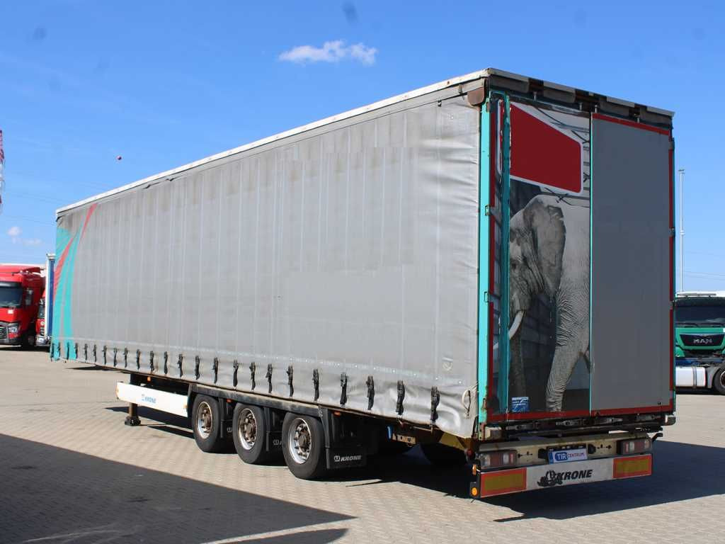 Krone SD 04, LOWDECK, LIFTING AXLE, LIFTING ROOF - Ponyvás félpótkocsi: 4 kép. Krone SD 04, LOWDECK, LIFTING AXLE, LIFTING ROOF - Ponyvás félpótkocsi: 4 kép.