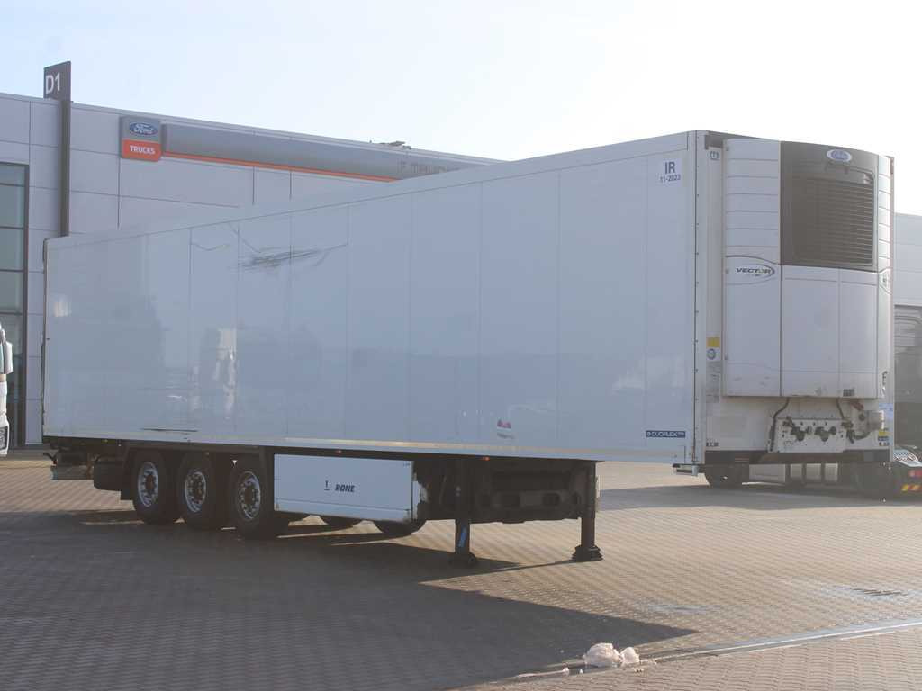 Krone SD, LIFT AXLE, 2x EVAPORATOR, CARRIER VECTOR 1950MT - Félpótkocsi hűtős: 3 kép. Krone SD, LIFT AXLE, 2x EVAPORATOR, CARRIER VECTOR 1950MT - Félpótkocsi hűtős: 3 kép.
