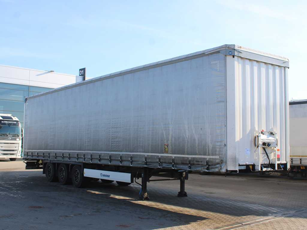 Krone SD, LOWDECK, LIFTING AXLE, MULTILOCK, LIFTING ROOF - Ponyvás félpótkocsi: 3 kép. Krone SD, LOWDECK, LIFTING AXLE, MULTILOCK, LIFTING ROOF - Ponyvás félpótkocsi: 3 kép.