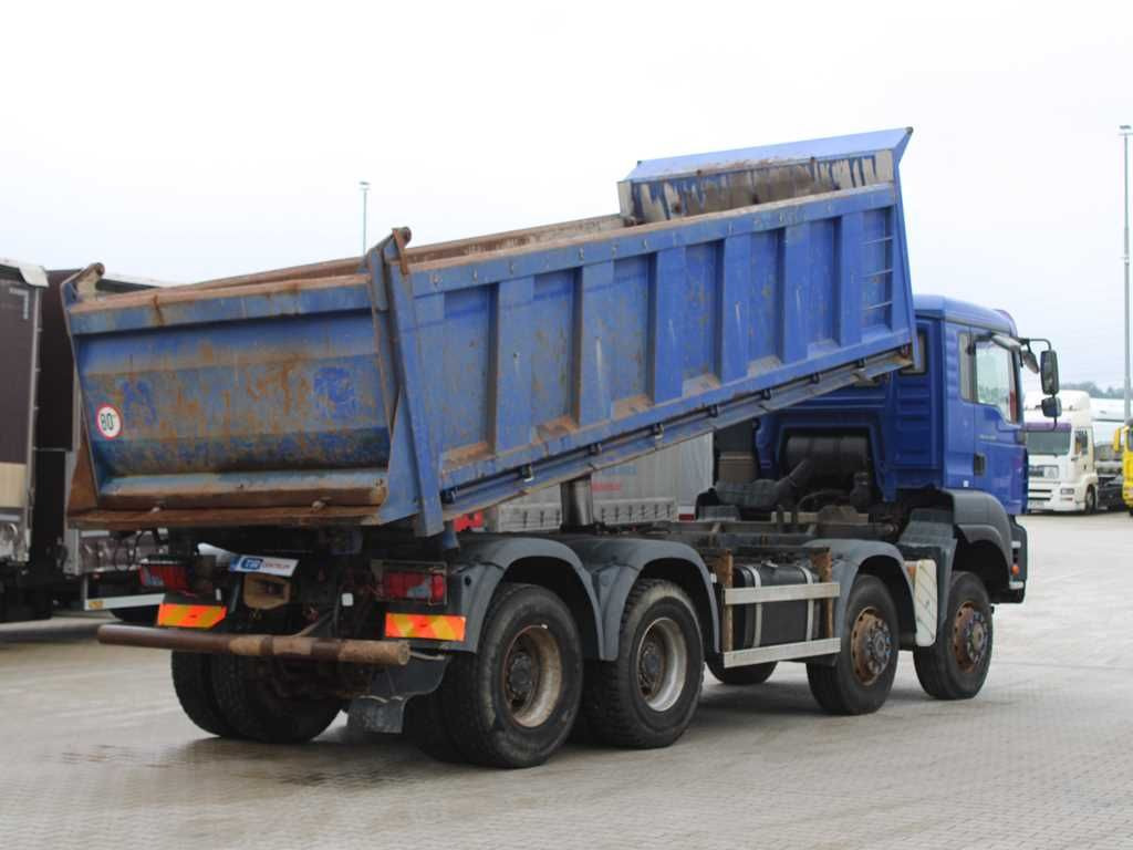 MAN TGA 41.480, 8X6, THREE-SIDED, EURO 3, RETARDER - Billenőplatós teherautó: 3 kép. MAN TGA 41.480, 8X6, THREE-SIDED, EURO 3, RETARDER - Billenőplatós teherautó: 3 kép.
