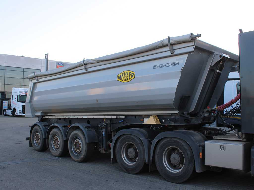 Meiller MHPS 12/27 NOSS2, LIFT AXLE, SAF - Félpótkocsi billenőplatós: 3 kép. Meiller MHPS 12/27 NOSS2, LIFT AXLE, SAF - Félpótkocsi billenőplatós: 3 kép.