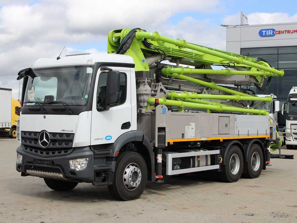Mercedes-Benz ACTROS 2840, 6X4, Car pump ZOOMLION ZL36X-5Z - Betonpumpa: 1 kép. Mercedes-Benz ACTROS 2840, 6X4, Car pump ZOOMLION ZL36X-5Z - Betonpumpa: 1 kép.