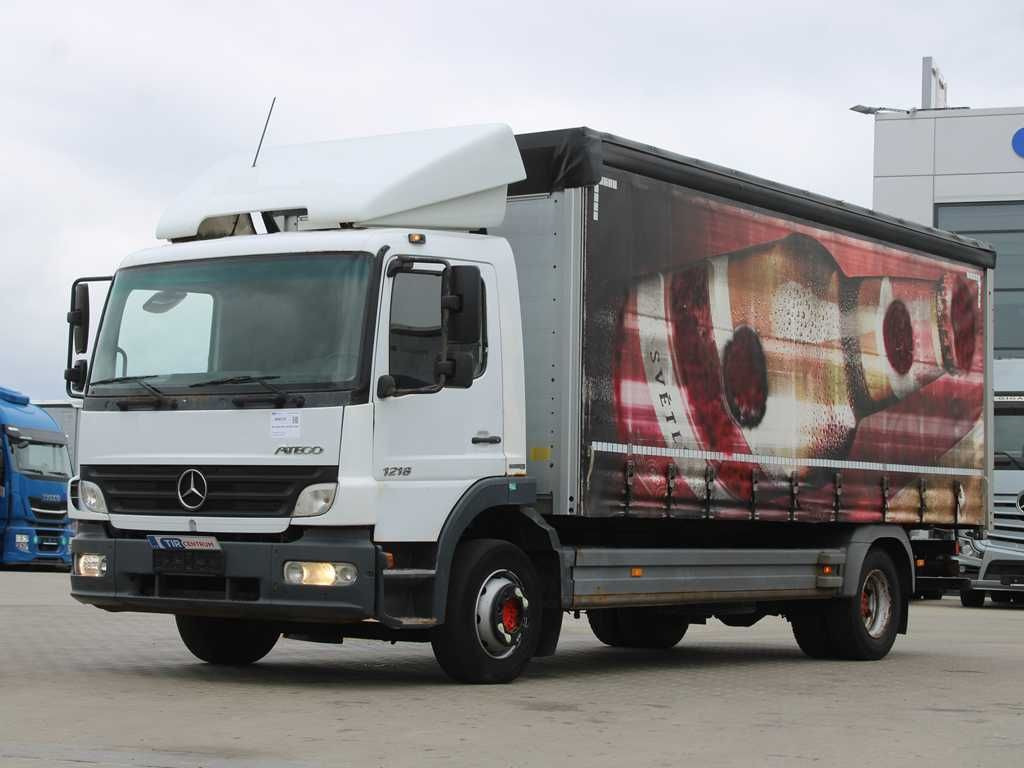 Mercedes-Benz ATEGO 1218, EURO 4 - Ponyvás teherautó: 1 kép. Mercedes-Benz ATEGO 1218, EURO 4 - Ponyvás teherautó: 1 kép.
