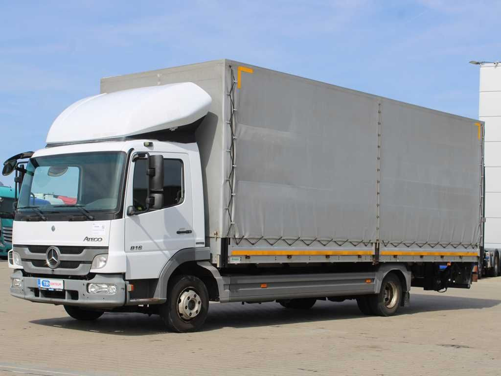 Mercedes-Benz ATEGO 816, EURO 5, TAIL LIFT, SIDEWALLS - Ponyvás teherautó: 1 kép. Mercedes-Benz ATEGO 816, EURO 5, TAIL LIFT, SIDEWALLS - Ponyvás teherautó: 1 kép.