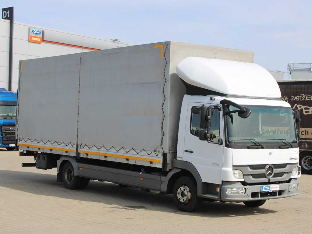 Mercedes-Benz ATEGO 816, EURO 5, TAIL LIFT, SIDEWALLS - Ponyvás kisteherautó: 2 kép. Mercedes-Benz ATEGO 816, EURO 5, TAIL LIFT, SIDEWALLS - Ponyvás kisteherautó: 2 kép.