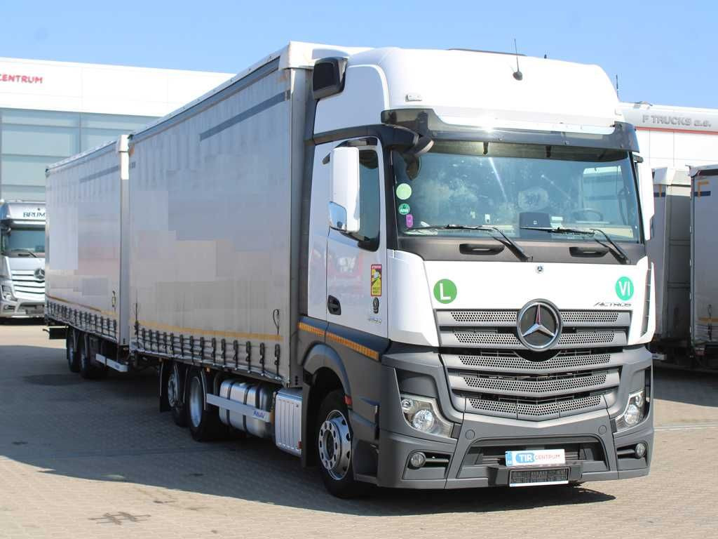 Mercedes-Benz Actros 2542,6X2,EURO 6,NAVIGATION+PANAV TVK18M - Ponyvás teherautó: 2 kép. Mercedes-Benz Actros 2542,6X2,EURO 6,NAVIGATION+PANAV TVK18M - Ponyvás teherautó: 2 kép.