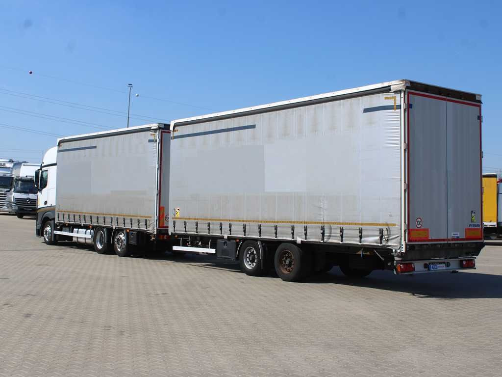 Mercedes-Benz Actros 2542, 6X2, EURO 6 + PANAV TV018H - Ponyvás teherautó: 4 kép. Mercedes-Benz Actros 2542, 6X2, EURO 6 + PANAV TV018H - Ponyvás teherautó: 4 kép.