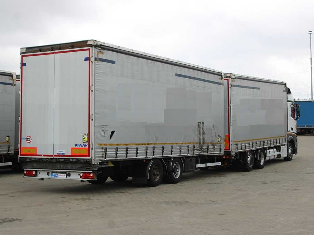 Mercedes-Benz Actros 2542, 6X2, EURO 6 + PANAV TV018M - Ponyvás teherautó: 3 kép. Mercedes-Benz Actros 2542, 6X2, EURO 6 + PANAV TV018M - Ponyvás teherautó: 3 kép.