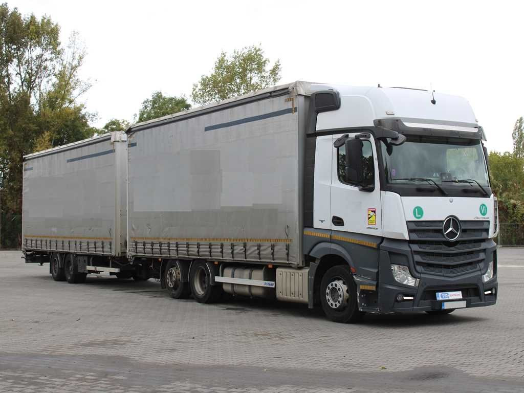 Mercedes-Benz Actros 2542, 6X2, LIFTING AXLE + PANAV TVK18M - Ponyvás teherautó: 2 kép. Mercedes-Benz Actros 2542, 6X2, LIFTING AXLE + PANAV TVK18M - Ponyvás teherautó: 2 kép.