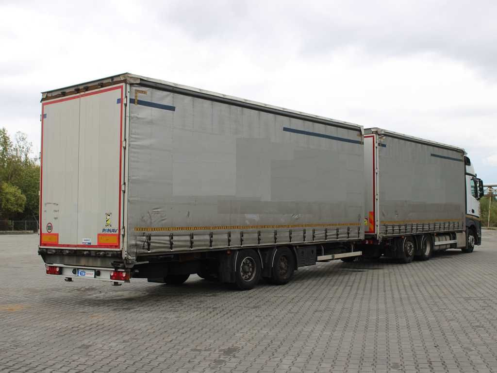 Mercedes-Benz Actros 2542, 6X2, LIFTING AXLE + PANAV TVK18M - Ponyvás teherautó: 3 kép. Mercedes-Benz Actros 2542, 6X2, LIFTING AXLE + PANAV TVK18M - Ponyvás teherautó: 3 kép.