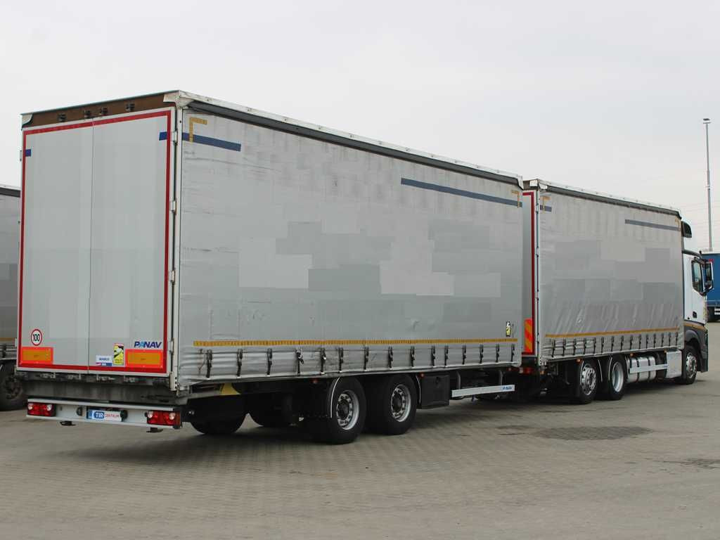 Mercedes-Benz Actros 2542, 6x2, EURO 6 + PANAV TV018M - Ponyvás teherautó: 3 kép. Mercedes-Benz Actros 2542, 6x2, EURO 6 + PANAV TV018M - Ponyvás teherautó: 3 kép.