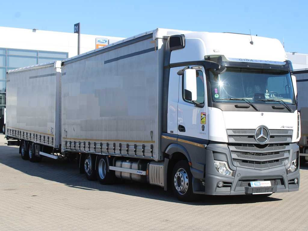 Mercedes-Benz Actros 2542,EURO 6,6X2,NAVIGATION+PANAV TVK18M - Ponyvás teherautó: 2 kép. Mercedes-Benz Actros 2542,EURO 6,6X2,NAVIGATION+PANAV TVK18M - Ponyvás teherautó: 2 kép.