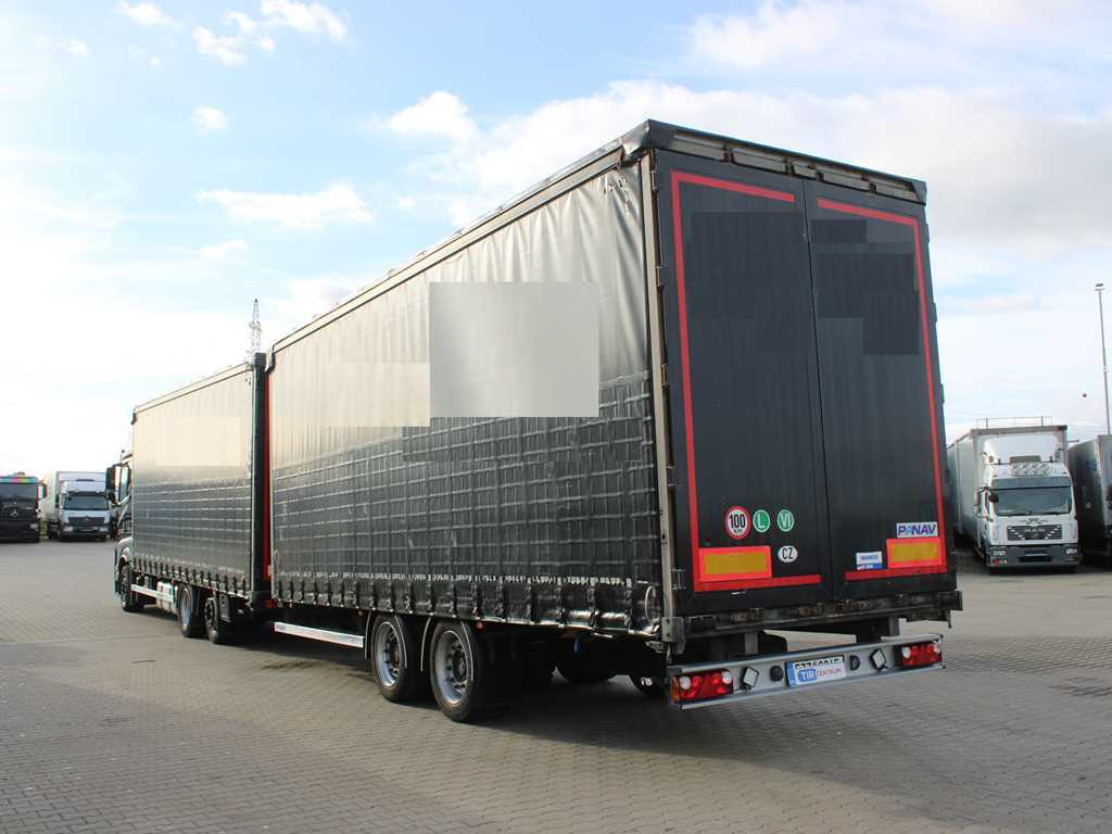 Mercedes-Benz Actros 2545, 6X2, EURO 6, AIR SUSPENSION + PANAV - Ponyvás teherautó: 5 kép. Mercedes-Benz Actros 2545, 6X2, EURO 6, AIR SUSPENSION + PANAV - Ponyvás teherautó: 5 kép.