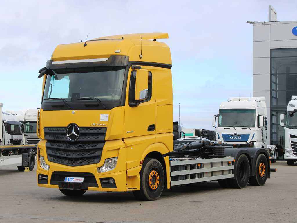 Mercedes-Benz Actros 2548, 6X2, EURO 6, RETARDER, INDEPENDENT AIR CONDITIONING, NAVIGATION - Horgos rakodó teherautó: 1 kép. Mercedes-Benz Actros 2548, 6X2, EURO 6, RETARDER, INDEPENDENT AIR CONDITIONING, NAVIGATION - Horgos rakodó teherautó: 1 kép.