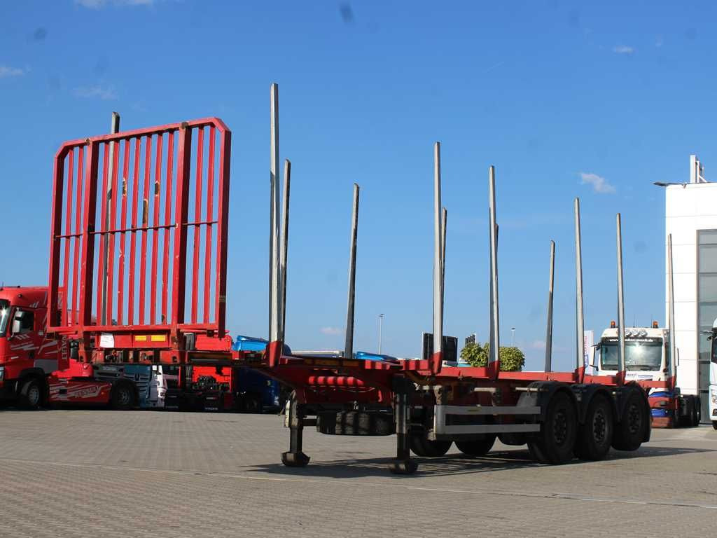 NPK 39, AXLES SAF, 2X LIFTING AXLE - Rönkszállító félpótkocsi: 1 kép. NPK 39, AXLES SAF, 2X LIFTING AXLE - Rönkszállító félpótkocsi: 1 kép.