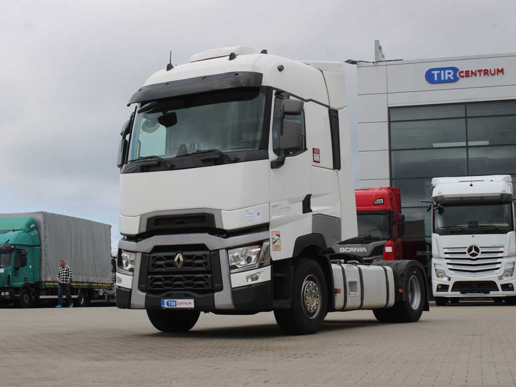 Renault T 520, EURO 6, INDEPENDENT AIR CONDITIONING, RETARDER - Nyergesvontató: 1 kép. Renault T 520, EURO 6, INDEPENDENT AIR CONDITIONING, RETARDER - Nyergesvontató: 1 kép.