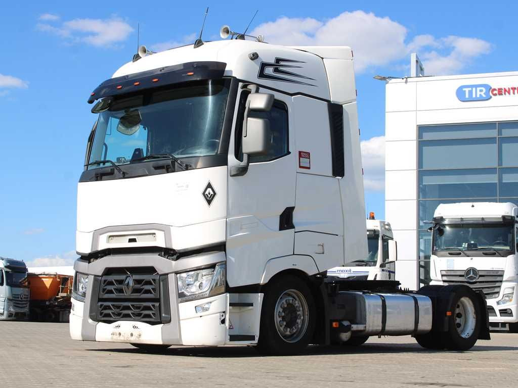 Renault T520, LOWDECK, EURO 6, PNEU 80% - Nyergesvontató: 1 kép. Renault T520, LOWDECK, EURO 6, PNEU 80% - Nyergesvontató: 1 kép.
