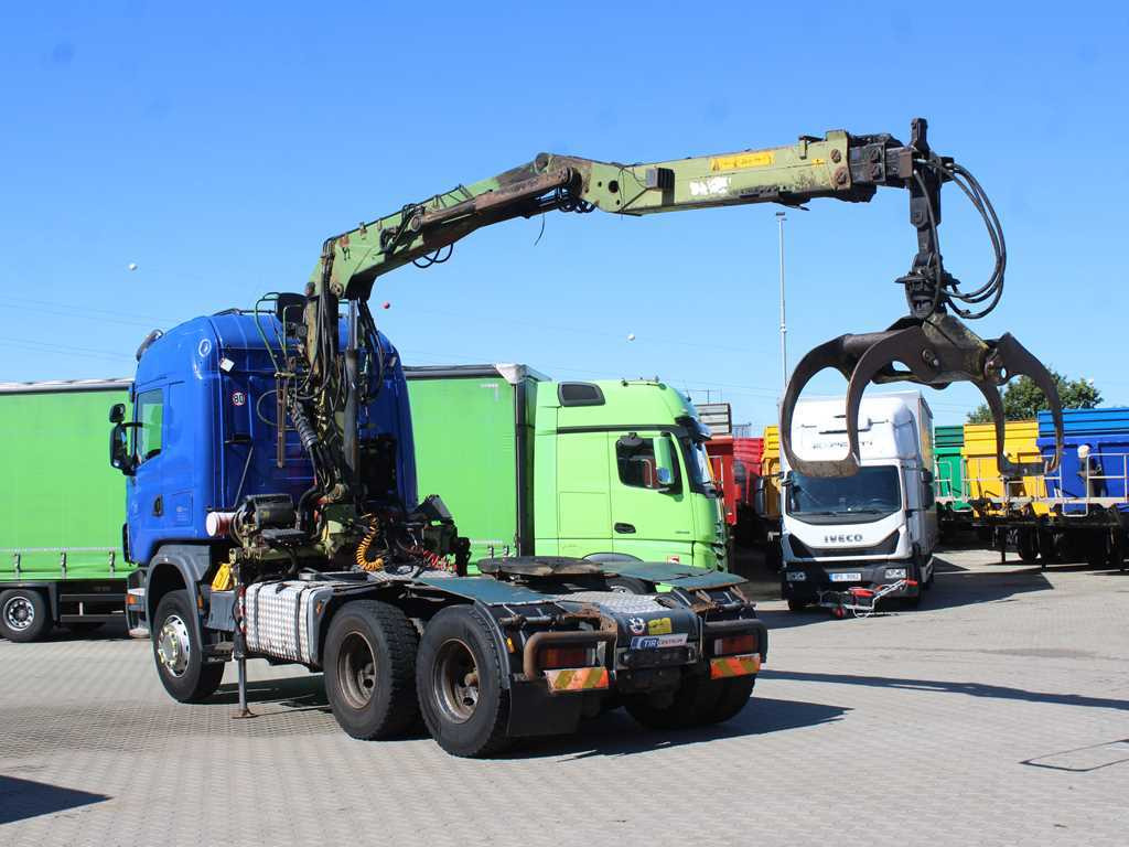 Scania R420, 6x4, EURO 3, HYDRAULIC ARM LOGLIFT F135ZT94A, LIGHTS - Nyergesvontató: 5 kép. Scania R420, 6x4, EURO 3, HYDRAULIC ARM LOGLIFT F135ZT94A, LIGHTS - Nyergesvontató: 5 kép.