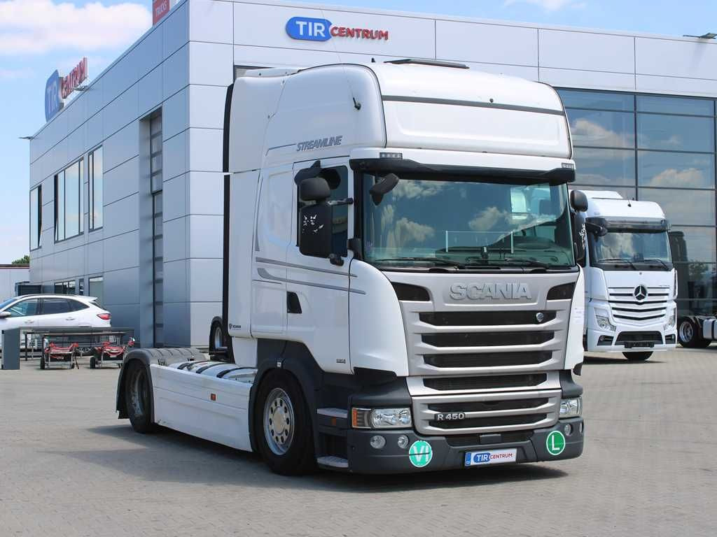 Scania R450, EURO 6, LOWDECK, RETARDER - Nyergesvontató: 2 kép. Scania R450, EURO 6, LOWDECK, RETARDER - Nyergesvontató: 2 kép.
