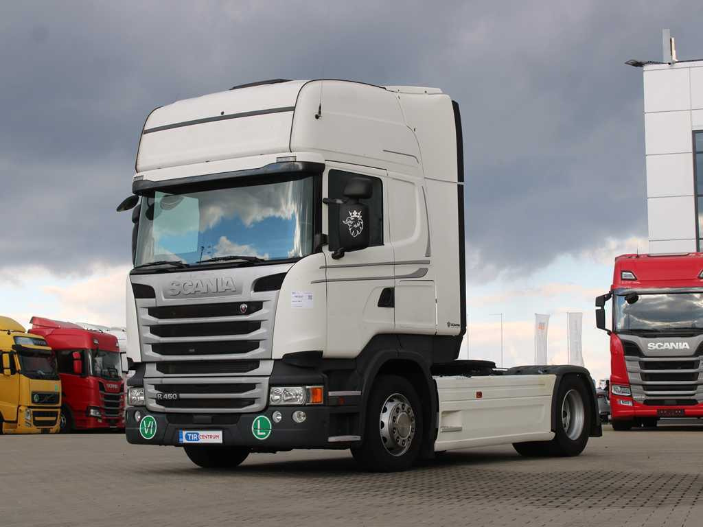 Scania R450, EURO 6, RETARDER - Nyergesvontató: 1 kép. Scania R450, EURO 6, RETARDER - Nyergesvontató: 1 kép.
