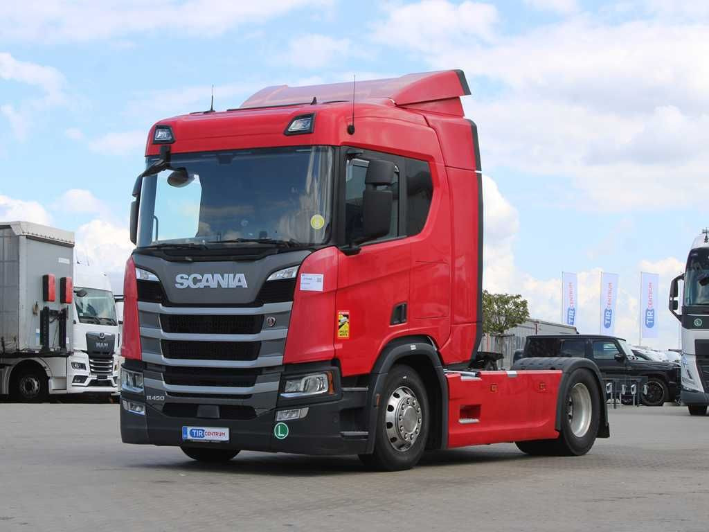 Scania R450, EURO 6, RETARDER, NAVIGATION - Nyergesvontató: 1 kép. Scania R450, EURO 6, RETARDER, NAVIGATION - Nyergesvontató: 1 kép.