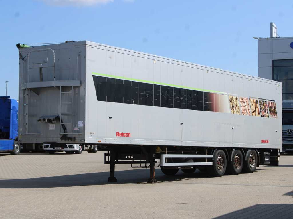 Reisch R24, WALKINGFLOOR, LIFTING AXLE, SAF - Félpótkocsi öönkihordós: 1 kép. Reisch R24, WALKINGFLOOR, LIFTING AXLE, SAF - Félpótkocsi öönkihordós: 1 kép.