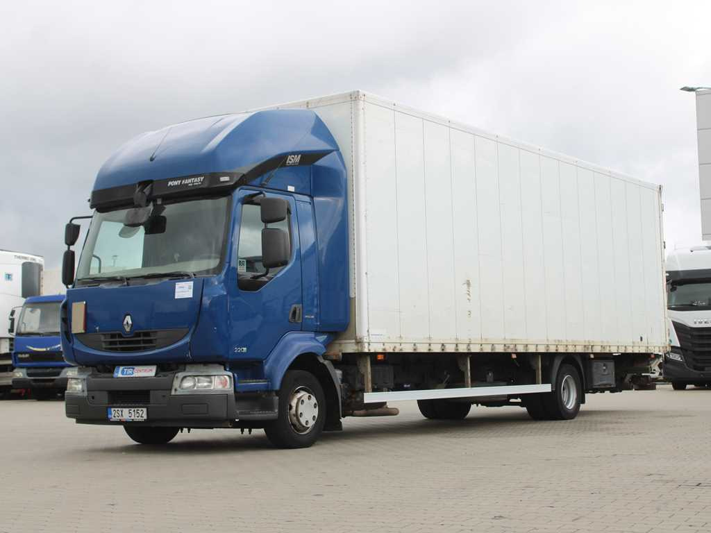 Renault MIDLUM 220, HYDRAULIC FRONT, EURO 5 - Dobozos felépítményű teherautó: 1 kép. Renault MIDLUM 220, HYDRAULIC FRONT, EURO 5 - Dobozos felépítményű teherautó: 1 kép.