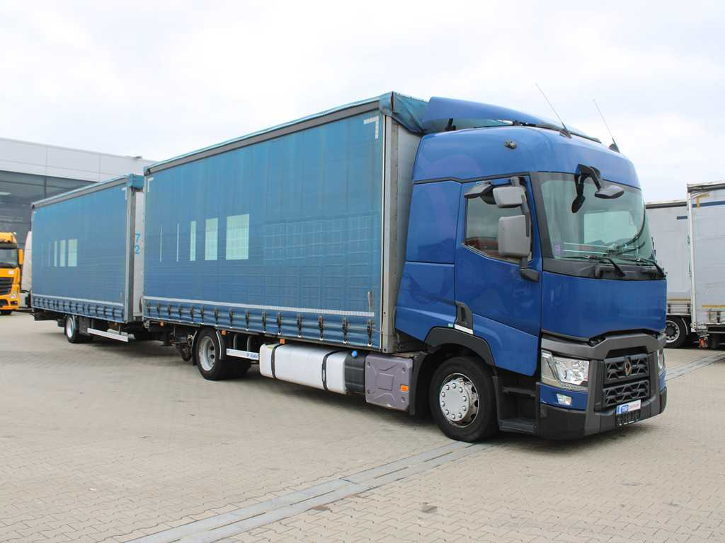 Renault T 430, EURO 6, AIR SUSPENSION + PANAV TV010L - Ponyvás teherautó: 3 kép. Renault T 430, EURO 6, AIR SUSPENSION + PANAV TV010L - Ponyvás teherautó: 3 kép.