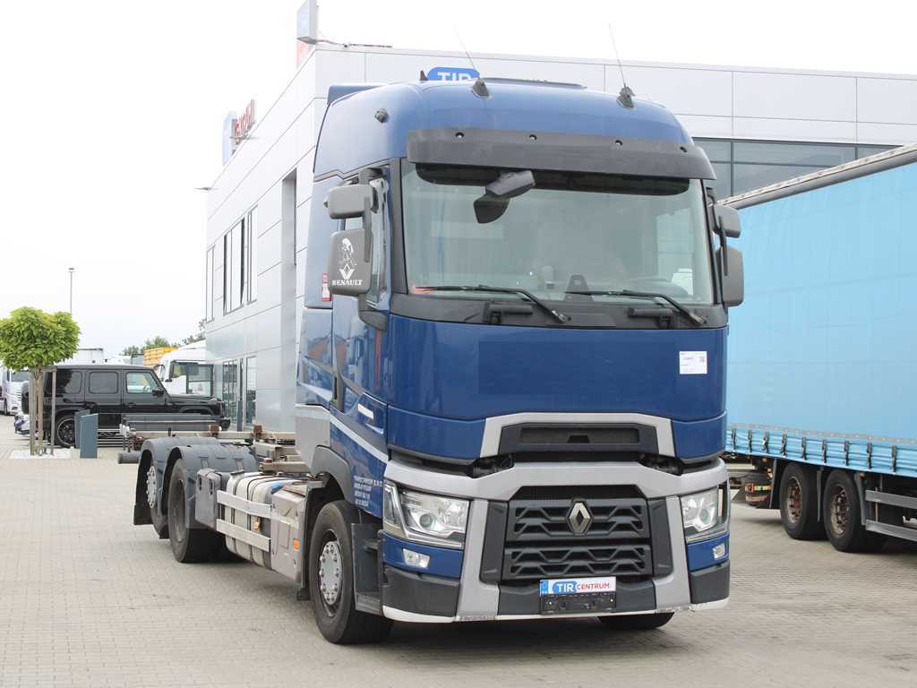 Renault T 480, BDF, EURO 6, AIR SUSPENSION, LIFTING AXLE - Cserefelépítményes teherautó: 3 kép. Renault T 480, BDF, EURO 6, AIR SUSPENSION, LIFTING AXLE - Cserefelépítményes teherautó: 3 kép.